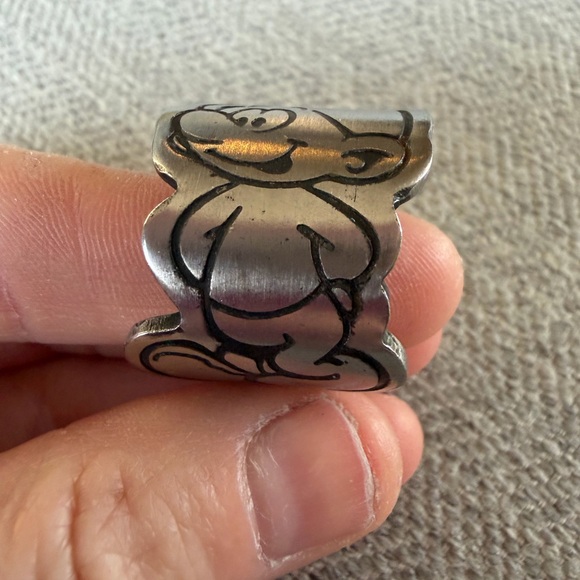 Smurf Spoon Ring Size 9 - Picture 10 of 13